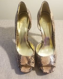 Jessica Simpson Snakeskin Heels